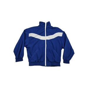 White‎ Stag Vintage Track Jacket Women's Size 8 Made In USA Blue Full Zip